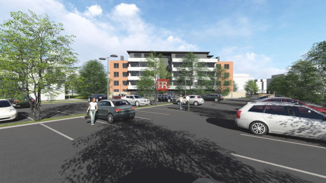 For sale 2 room flat with loggia in a new residential project Byty Bystrická 2